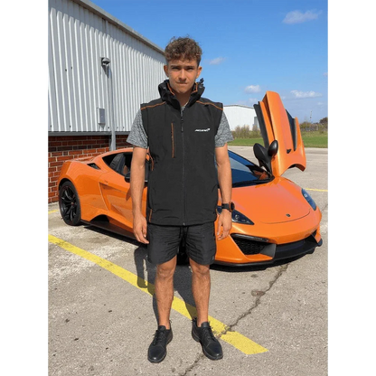 McLaren Water Repellent Stretch Softshell Jacket / Gilet - Official Workwear RRP £109.95