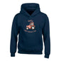 Kids "GIRLS LIKE TRACTORS TOO" Printed Hoodie