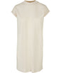 Organic Extended Shoulder T-shirt Dress: Womens