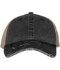 Organic Washed Ripped Trucker Cap