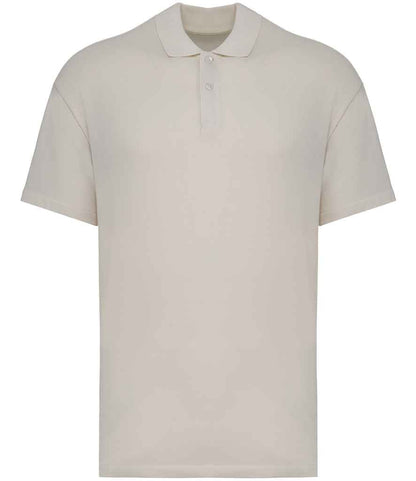 Organic Drop Shoulder Polo Shirt: Mens
