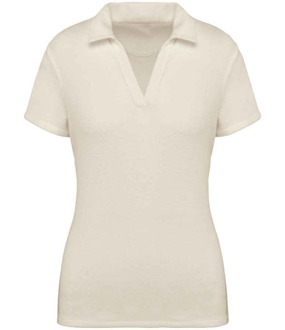 Organic Towel-feel Polo Shirt: Womens