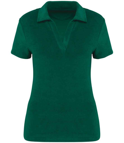 Organic Towel-feel Polo Shirt: Womens
