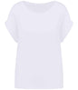 Organic Loose Fit Roll Sleeve T-shirt: Womens