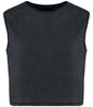 Organic Faded Cropped Tank Top: Womens