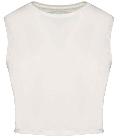 Organic Faded Cropped Tank Top: Womens