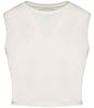Organic Faded Cropped Tank Top: Womens