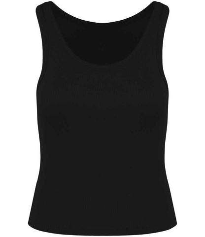 Organic Cotton Ribbed Tank Top: Womens