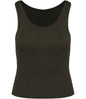 Organic Cotton Ribbed Tank Top: Womens