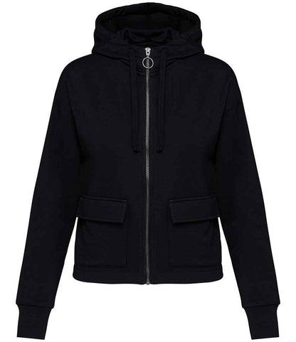 Organic Full Zip Hooded Sweatshirt: Womens