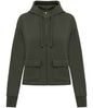 Organic Full Zip Hooded Sweatshirt: Womens