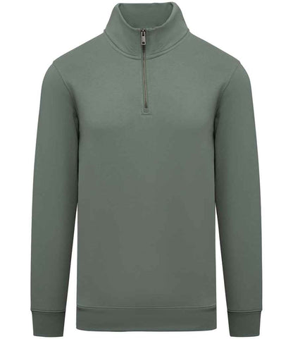 Organic Quarter Zip Sweatshirt: Mens