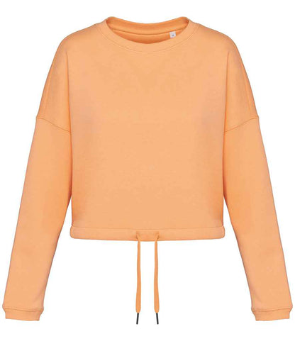 Organic Oversized Cropped Sweatshirt: Womens