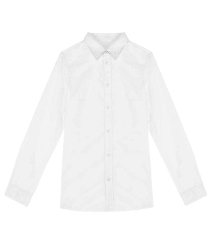 Organic Washed Long Sleeve Shirt: Ladies