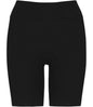 Organic Cotton Ribbed Shorts: Womens