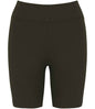 Organic Cotton Ribbed Shorts: Womens