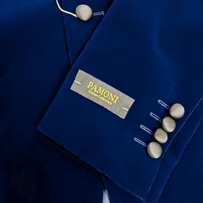 Navy Velvet Dinner Blazer