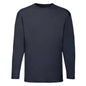 Mens Crew Neck Essential Long Sleeve Cotton T Shirt