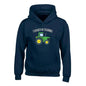 Kids Unisex "FARMER IN TRAINING" Tractor Printed Hoodie