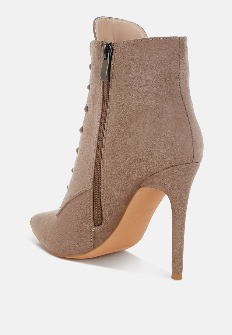 Nesta Stiletto Heel Lace Up Boots-2