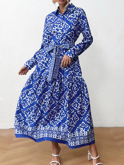 Women's Creative Versatile Lace-up Elegant Dress