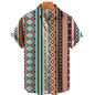 Men’s Summer Vintage V-Neck Shirt – Lightweight Casual Tee