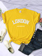 Women's Summer Letter Breathable Short-sleeved Shirt
