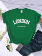 Women's Summer Letter Breathable Short-sleeved Shirt