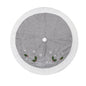 Gray Christmas-tree Skirt Decorative Supplies