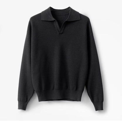 Men's Solid Color Loose Long Sleeves