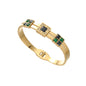 Full Body Titanium Steel Plated 18K Gold Light Luxury Bracelet