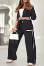 Fashion Rib 2 Pieces Women's Suit