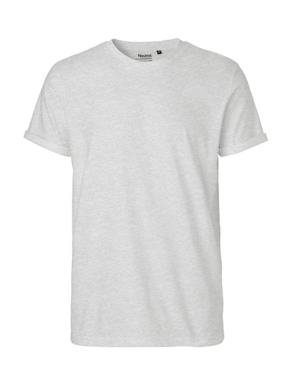 Fairtrade Organic Rolled Sleeve T-shirt: Mens