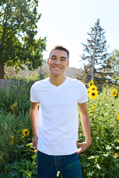 Fairtrade Organic V-neck T-shirt: Mens