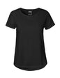 Fairtrade Organic Roll Up Sleeve T-shirt: Womens