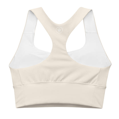 PHIA Ivory Longline Sports Bra