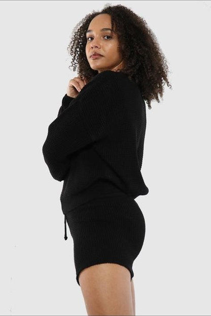 Knitted Jumper & Short Suit