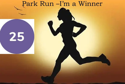 Park Run 25 Runner Mug Celebration