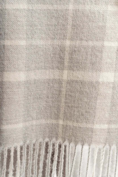 Alpaca Plaid Scarf