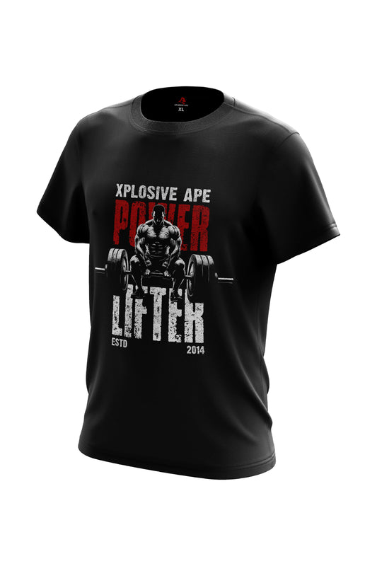 XAPE Power Lifter V3 Tee - Black