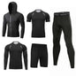 Custom Fitness Hoodie for Men - Gym Workout Clothes, Yoga Wear, Outdoor Jogging Sportswear Set
