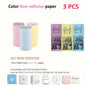 Mini Printer Color Sticker Thermal Paper Label Paper Sticker Photo Papers For PeriPage PAPERANG Poooli 57mm width Photo Printer