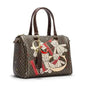 Women's Commuter Crossbody Colorful Printed Monogram Bag