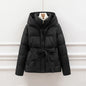 Women's Padded Cotton Thick Winter Coat with Hoodie