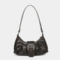 Hot Selling Maillard-Style Retro Small Bag Spicy Girl Y2K Wasteland-style Vintage Leather Shoulder Armpit Bag 2025