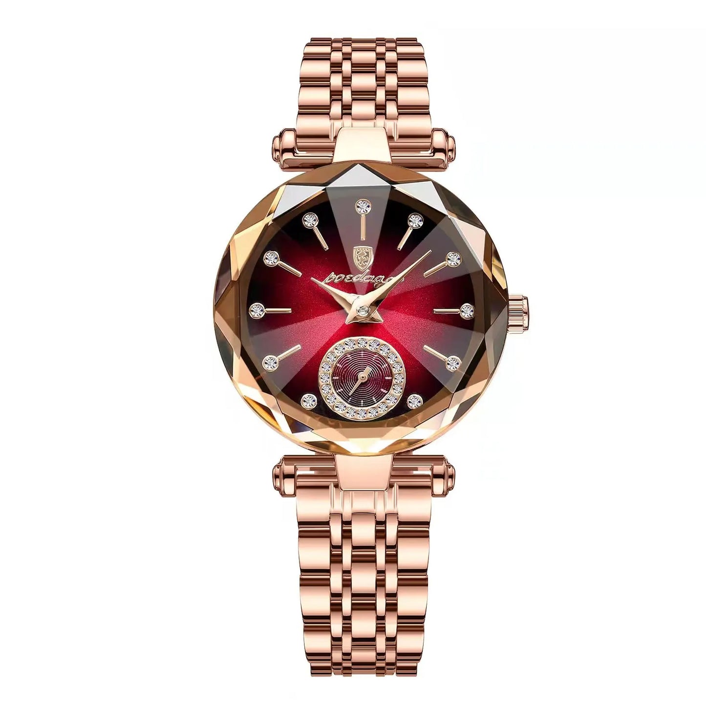 Luxury Elegant Ladies Wristwatch Waterproof Stainless Steel Watch for Woman