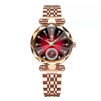 Luxury Elegant Ladies Wristwatch Waterproof Stainless Steel Watch for Woman