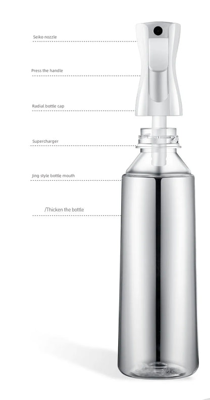200ml Hair Spray Bottle Applicator Bottles Ultra Fine Continuous Garden Water Sprayer for Hairstyling/Cleaning/Plants/Misting