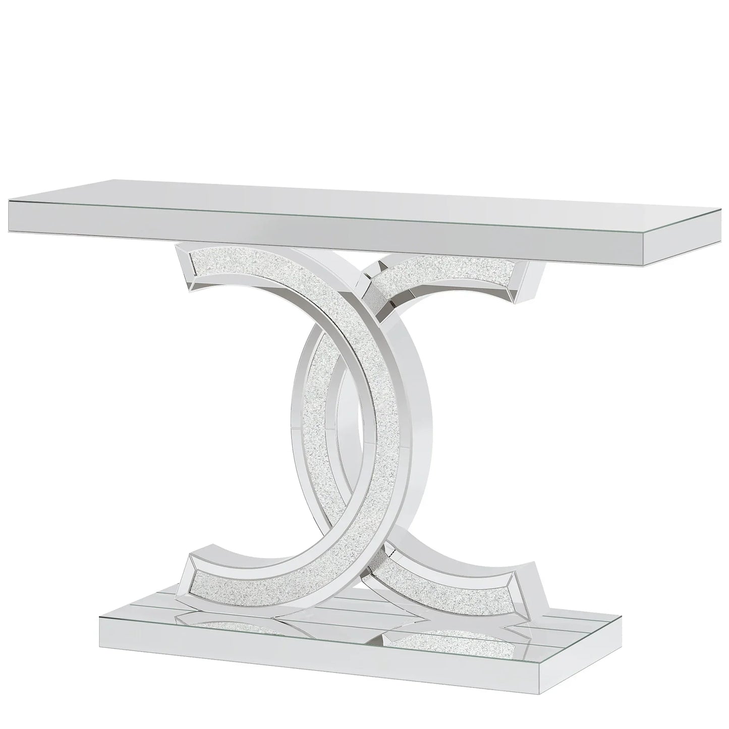 Gold Entryway Table, Modern 39-Inch Console Faux Marble Narrow Wood Sofa with