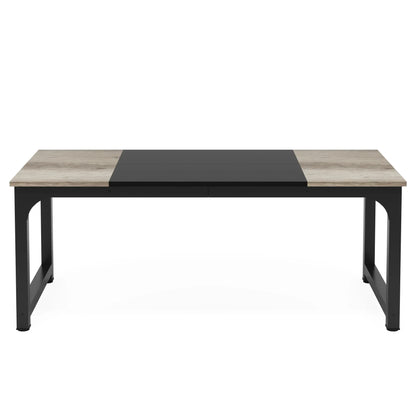 Tribesigns Modern Computer Desk Large Office Desk Computer Table Study Writing Desk Workstation for Home Office
